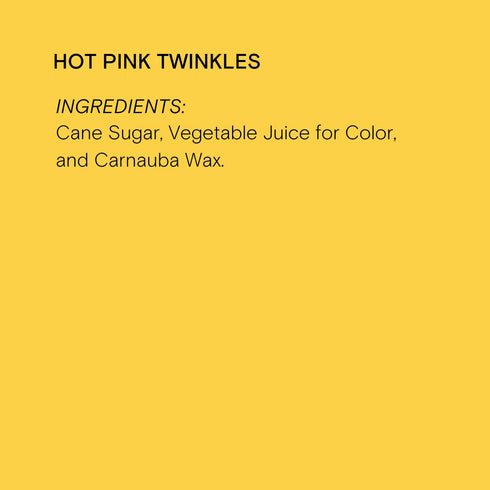 3oz, Supernatural Twinkles Sprinkles, Hot Pink Sanding Sugar, Plant-Based Color, Vegan, Made in USA