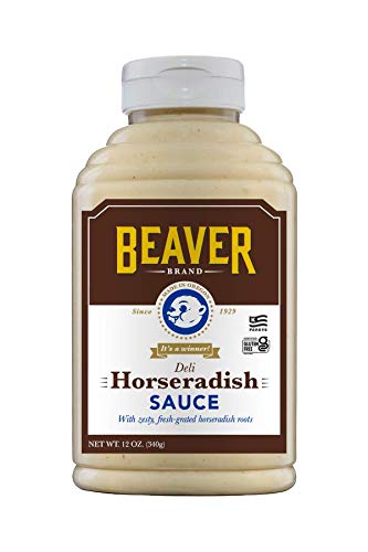 Beaver Zesty Deli Horseradish Sauce, Gluten Free, 12 Ounces (Pack Of 6)