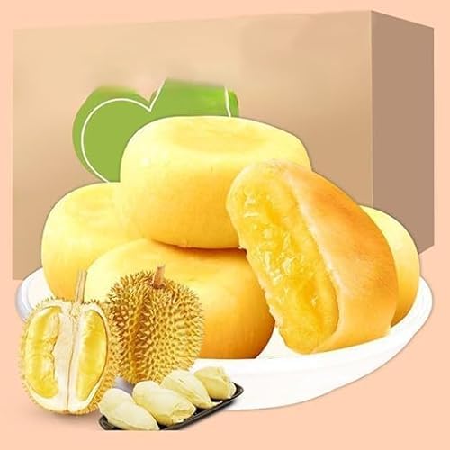 Sivia Durian cake,Pastry snacks,Healthy breakfast cake2/5/10/20/30pcsDim sum,Snack food,Authentic durian cake,fruit snacks,instant food,delicious Chinese
