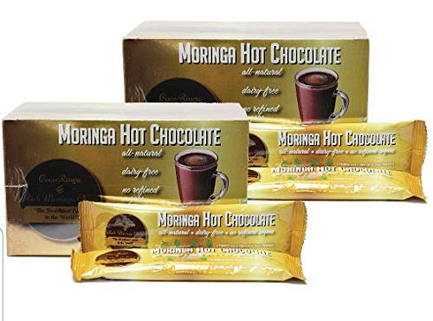 CocoRinga Moringa Hot Chocolate, Vegan High Protein (10 ct)