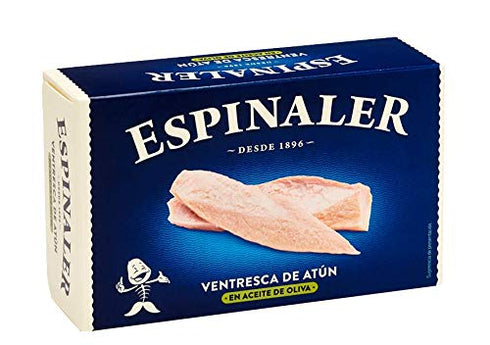 Espinaler Yellowfin Light Tuna Belly in Olive Oil Classic Line, 112g