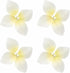 24 Count Global Sugar Art Hydrangea Blossom Sugar Cake Flowers, Pale Blue with Yellow, Wired, by Chef Alan Tetreault