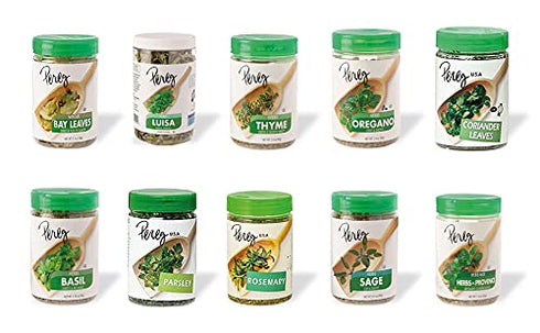 (0.50 Oz) Pereg Luisa - Dried Lemon Verbena Herbs - Healthy Hierba Luisa Herb - Non-Irradiated, Non-GMO