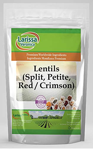 Larissa Veronica Lentils (Split, Petite, Red/Crimson) (16 oz, ZIN: 526130) - 3 Pack