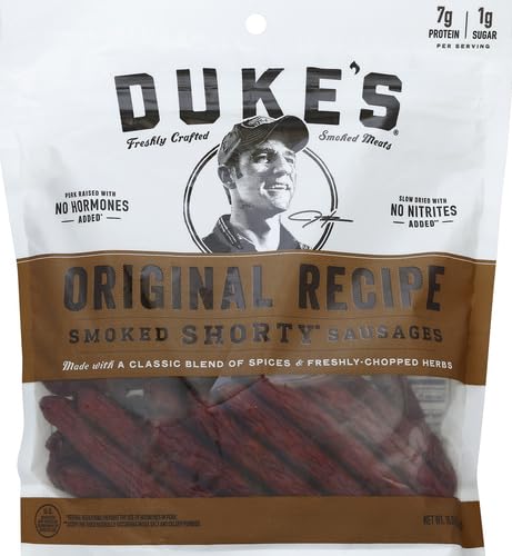 Duke's Original Recipe Smoked Shorty Sausages, Keto Friendly, 16 oz.
