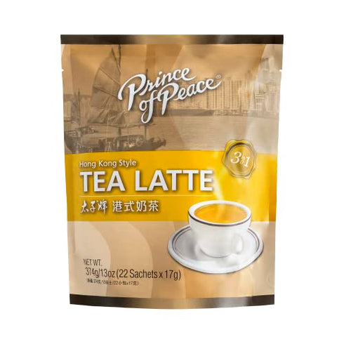 3 1 22 Prince of Peace in Instant Hong Kong Style Tea Latte, Sachets English Milk Tea Mix, Non-Dairy Creamer