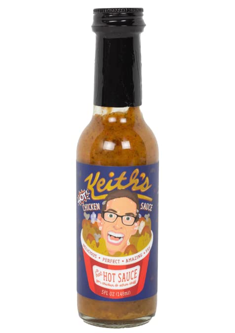 Keith's HOT Chicken Sauce by Heatonist, Hot Sauce Made with Natural Ingredients: