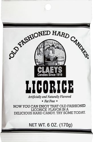 Claey's Old Fashioned Hard Candy Licorice, 6 oz