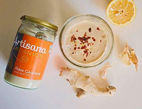 1.06oz (10 Pack) Artisana Organics Raw Cashew Butter Snack Pouches - No Sugar Added, Vegan and Paleo Friendly, Non GMO