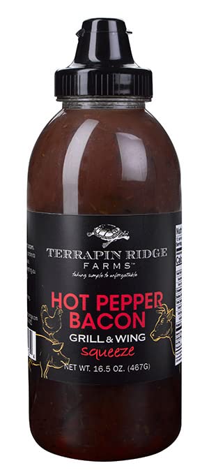 (Set 3) Terrapin Ridge Farms Grill Master Assortment Sweet Heat, Hot Pepper Bacon, and Carnitas Grill & Wing Sauces