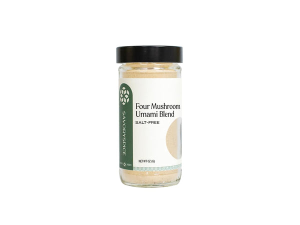 Savory Spice Four Mushroom Umami Blend (1.6 oz) - Salt-Free Seasoning &