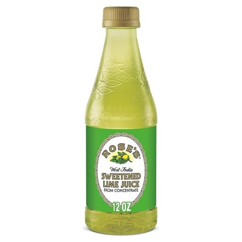Roses Rose's Sweetened Lime Juice, from Concentrate, Kosher, 12 Fluid Ounces (Pack Of
