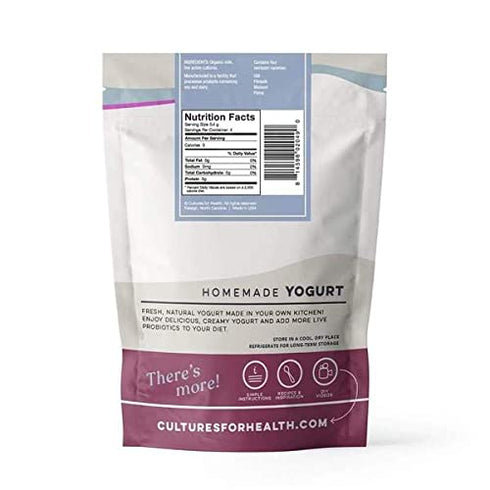 3 Packets Cultures for Health Heirloom Yogurt Starter Culture | Scandinavian Yogurt Starters: Matsoni, Piima, & Viili |