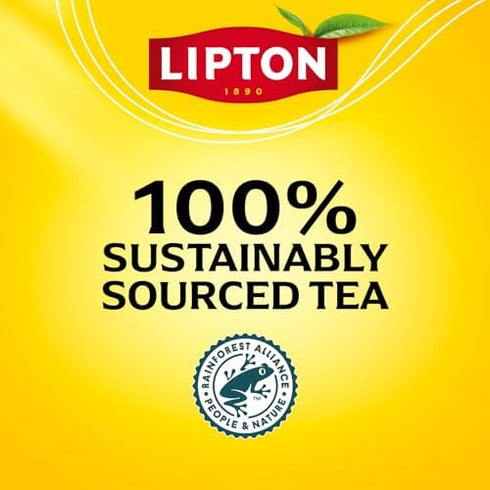 120 (20ct Pack 6) Lipton English Breakfast Tea Bags, Flavored Teabags, Total Bags