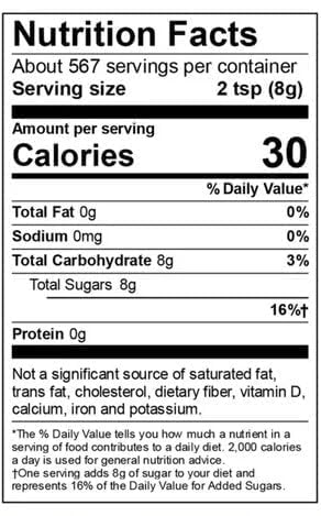 Elesbo 22 10-Pound Crystals Extra Fine Granulated Sugar, + Sticker