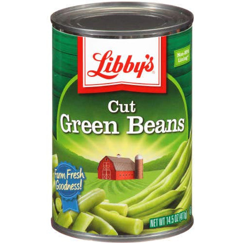Libby's Cut Green Beans 14.5 oz (6 Pack)
