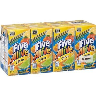 Five Alive (8-Pack) 6.7Oz Citrus Juice Box {Imported from Canada}
