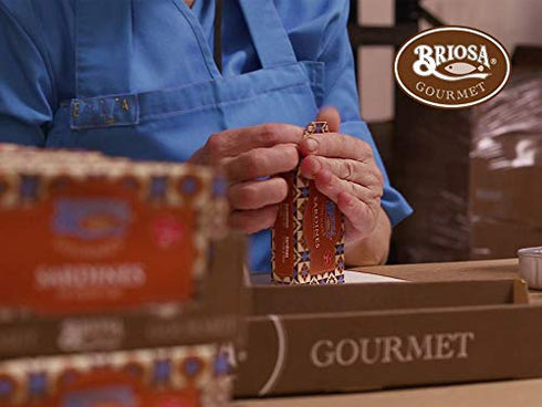 Briosa Gourmet packaged Omega-3 5 120 Sardines in Olive oil - Tinned and by Hand - Rich in - tins x g | Portugal