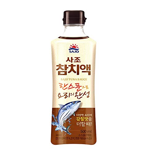 Korean Sajo Tuna Katsuo Sauce ?? ??? 1 Pack (500ml (17.6 fl oz))