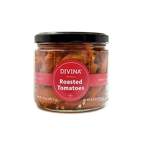 10 DIVINA Roasted Red Tomatoes, Ounce
