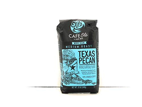 Cafe Ole (12 oz 3 Taste of Texas - Whole Bean Gift Assortment Bundle With Goodcook Coffee Measure - Houston Blend