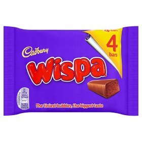 Cadbury Wispa Chocolate Bar Pack Original Imported From The UK England