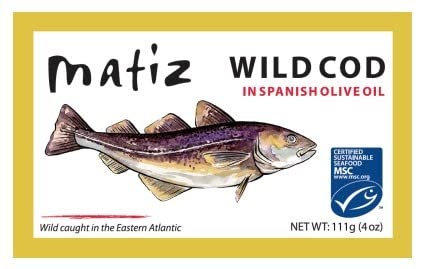 Matiz Wild Cod in Olive Oil | From Spain | Natural Artisan