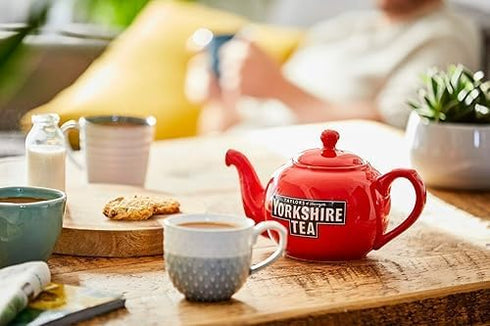 160 Count (Pack 1), 160 Yorkshire Tea, Red, Black Tea, Pillow Tea Bags, of Refreshing, Satisfying, and Strong, Classic