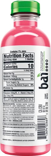 18 (Pack 4) Bai Flavored Water, Kula Watermelon, Antioxidant Infused Drinks, Fluid Ounce