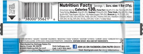 1.3 oz Nutri Grain Cereal Bars Apple-Cinnamon