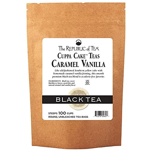 The Republic of Tea - Caramel Vanilla Cuppa Cake Super Refill, 100