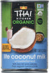 13.66 oz (Pack 4) Thai Kitchen Organic Lite Coconut Milk, fl