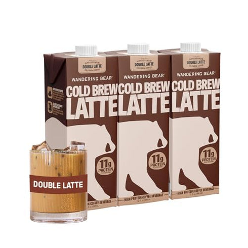 Wandering Bear Double Latte Organic Cold Brew Coffee 32 fl oz, 3
