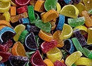 5LB) Bayside Candy Old Fashioned Gourmet Assorted Fruit Slices - Jelly slices Candy (Large Assorted Fruit Slice