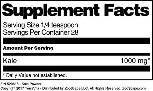Terravita (1 oz, 520618) Kale Powder ZIN: