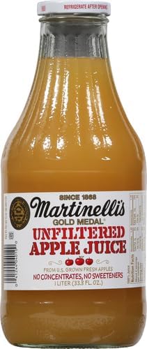 Martinelli's 33.8 (Pack 2) Juice Apple Unfiltered FO