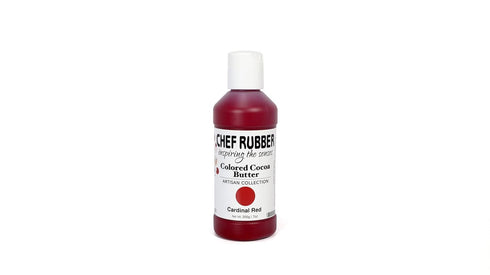 Generic Chef Rubber Cocoa Butter - Valentine's Shines, 7 ounces (Cardinal Red, 7