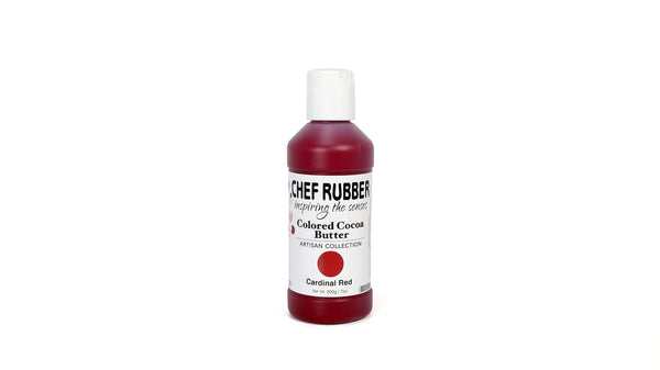 Generic Chef Rubber Cocoa Butter - Valentine's Shines, 7 ounces (Cardinal Red, 7