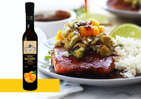 ELLORA FARMS A HEALTHY TOMORROW, TODAY Pack Pack 2 Ellora Farms, Combo Fresh Orange and Raspberry Infused Balsamic