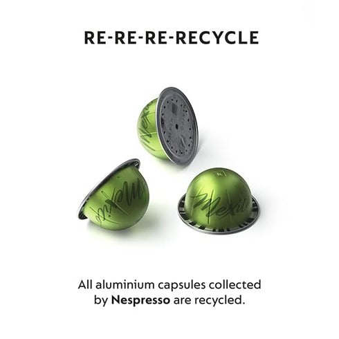 30-Count 2.7 oz. Nespresso Capsules Vertuo, Double Espresso Dolce, Espresso Pods, Brews