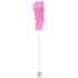 24 Pack Pink Rock Candy Sticks Cherry Sugar Flavor, Bulk Individually Wrapped Edible Crystal Sticks for Party Favors