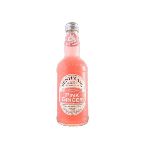 Fentimans Sparkling Pink Ginger Drink - Ginger Beer Non Alcoholic, Ginger Ale,