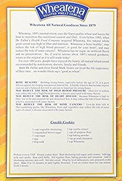 Wheatena 20oz 2 Pack Toasted Wheat Cereal, Boxes