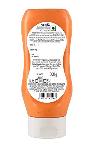 Veeba 350g 300g Pack 2 Sweet Onion Sauce, and Chipotle Southwest Dressing,