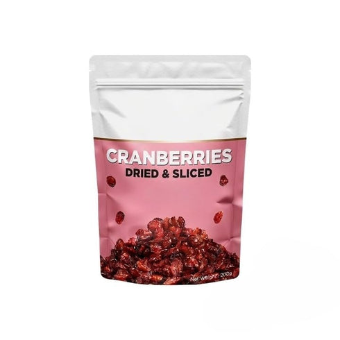 Generic Dried Cranberries 200g,Cranberry, Healthy Snack for kids and adults | Resealable Pouch