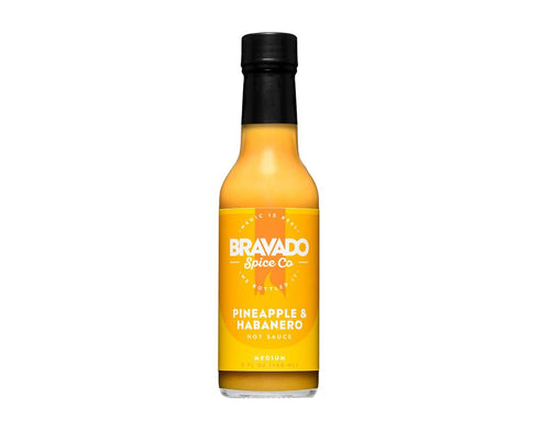 Bravado Spice Pineapple and Habanero Hot Sauce, 5 oz, Gluten Free, Vegan, Low Carb