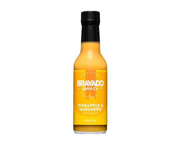 Bravado Spice Pineapple and Habanero Hot Sauce, 5 oz, Gluten Free, Vegan, Low Carb