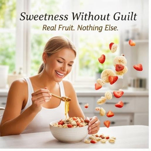 Generic Freeze Dried Fruit Mix, Banana & Strawberry, Healthy Snack