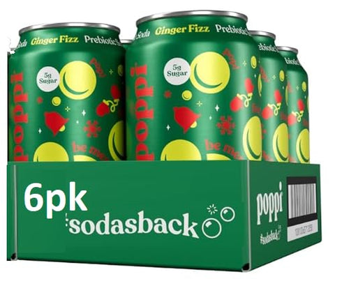 Generic Prebiotic Soda Beverage with Apple Cider Vinegar, Seltzer Water and Fruit Juice,