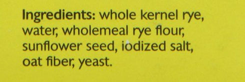17.6-Ounce (Pack 6) Mestemacher Bread Sunflower Seed